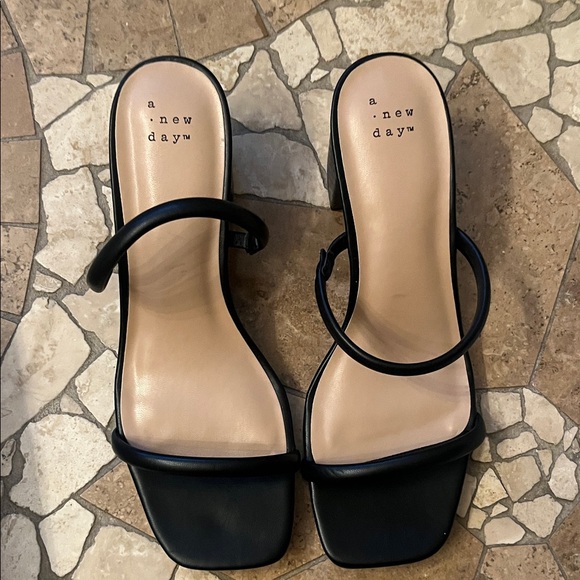 a new day Shoes - A New Day Black Heeled Sandals Bundle